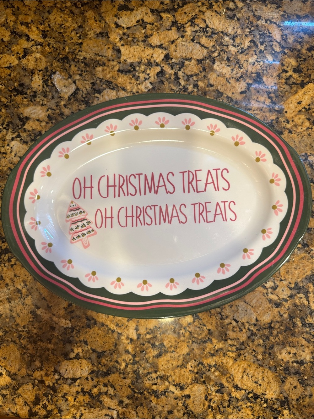 Opalhouse "Oh Christmas Treats" serving platter